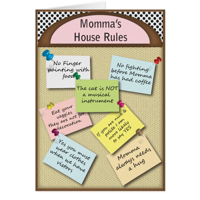 Funny  House Rules (Front)
