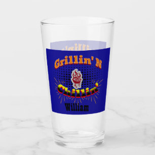 Funny Housewarming BBQ Bar and Grill Drinking Glass