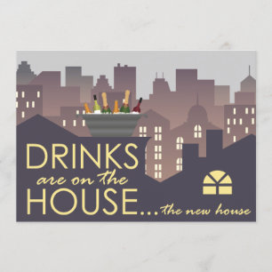 Funny Housewarming Party design Invitation