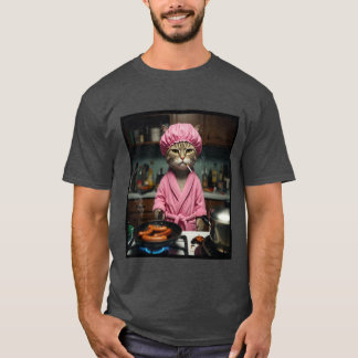 Funny Housewife Cat Meme Gen Z Men's Basic T-Shirt