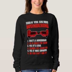 Funny Hoverboarding Electric Scooter Hoverboard Sweatshirt