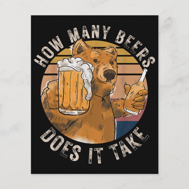 Funny How Many Beers Does It Take (Front)