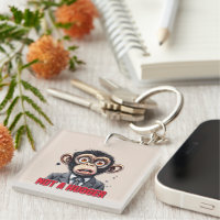 Funny hugger word art monkey