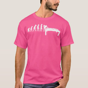 Funny Human Billiards Evolution 8 Ball Pool Cue St T-Shirt