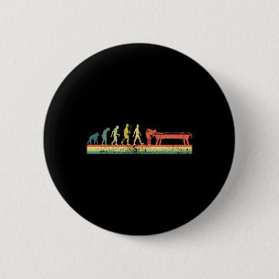 Funny Human Billiards Evolution 8 Ll Pool Player  6 Cm Round Badge