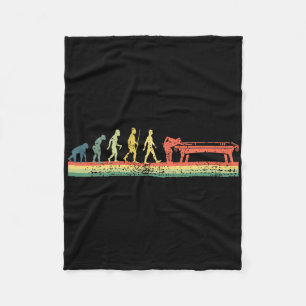 Funny Human Billiards Evolution 8 Ll Pool Player  Fleece Blanket