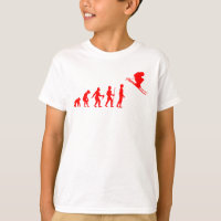 Funny Human Evolution to Skier