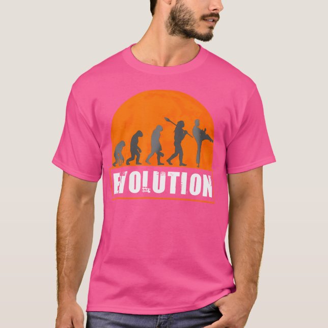 Funny Human Judo Evolution Funny Judo Evolution T-Shirt (Front)