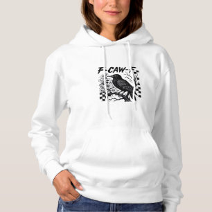 Funny Humor Crow Gothic F-Caw-F Essential Hoodie
