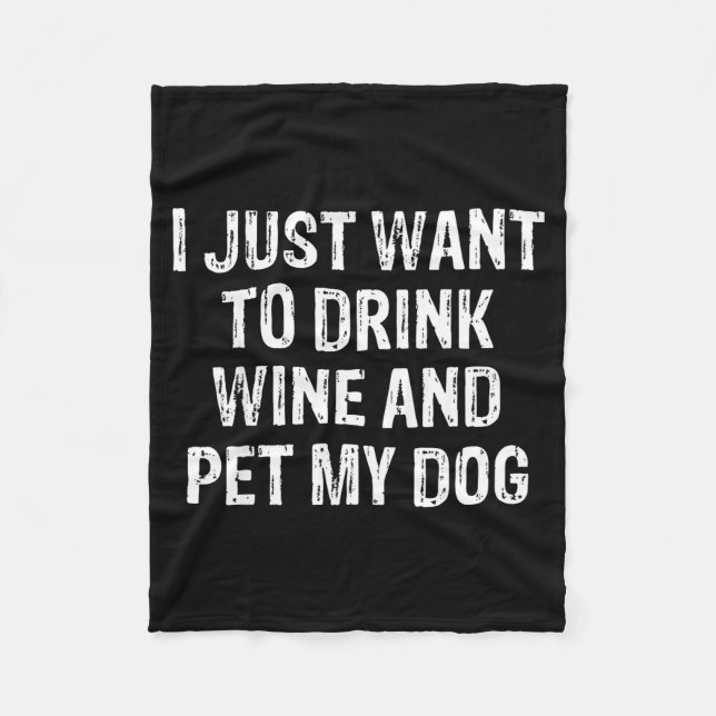 Funny Humor Puppy Lover Cute Fun Animals And Sarca Fleece Blanket (Front)