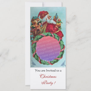FUNNY, HUMOROUS SANTA CLAUS VINTAGE Photo Template