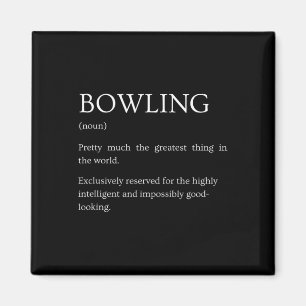Funny Humour Definitions Apparel Gifts Bowling Def Magnet