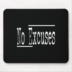 Funny Humour Excuses Gym Workout Athletes Women Me Mouse Pad