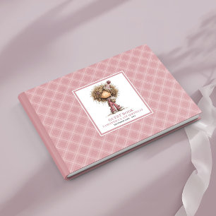 Funny humour girl 2nd birthday party sign in book