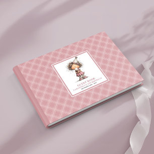 Funny humour girl 9th birthday sign in guest book