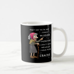 Funny Humour Halloween I Don't Have Wrinkles Coffee Mug