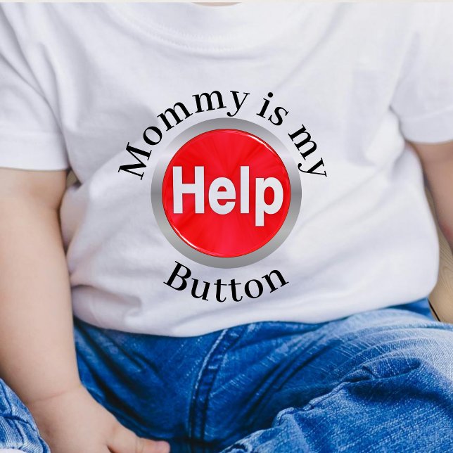 Funny Humour Sweet Baby Name Mum Custom Typography T-Shirt (Custom Name Cute Funny Mommy and Me Toddler T-shirt)