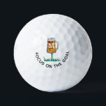 Funny Humourous 19th Tee Personalise Monogram Golf Balls<br><div class="desc">A little humour can go a long way -- always important to focus on your goal and keep your eye on the target. You'll there! Fun as a gift for sure. If you have any design questions or a special request, please send an email to: charmdesignstudio@rcn.com and we'll be delighted...</div>