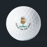 Funny Humourous 19th Tee Personalise Monogram Golf Balls<br><div class="desc">A little humour can go a long way -- always important to focus on your goal and keep your eye on the target. You'll there! Fun as a gift for sure. If you have any design questions or a special request, please send an email to: charmdesignstudio@rcn.com and we'll be delighted...</div>