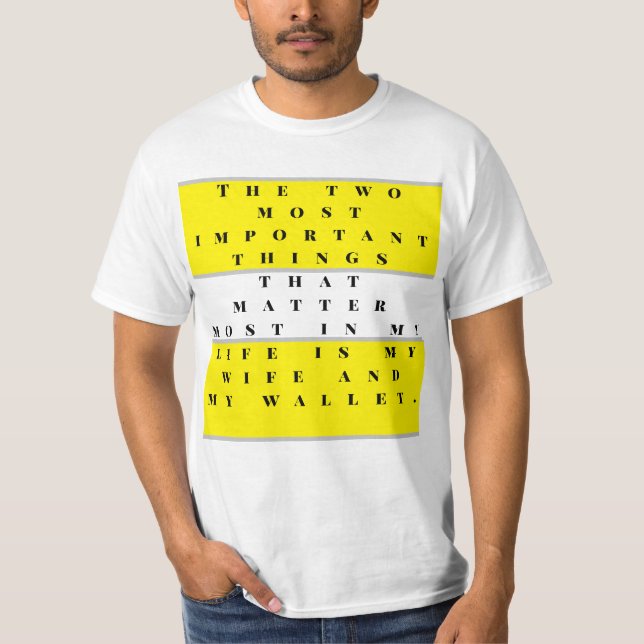 funny humourous men's T-Shirt (Front)