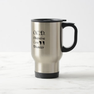 Funny Humourous OCD Obsessive Cow Disorder Belties Travel Mug