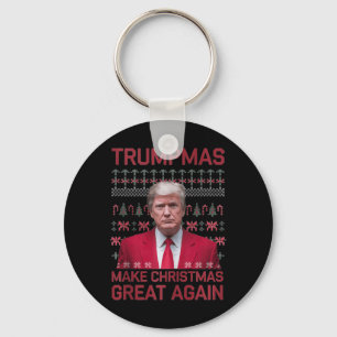 Funny Humourous Trumpmas Make Christmas Great Agai Key Ring