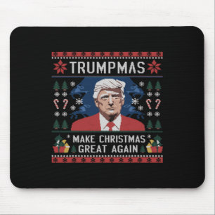Funny Humourous Trumpmas Make Christmas Great Agai Mouse Pad