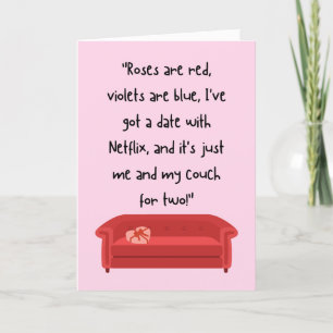 Funny Humourous Valentine's Day Quote Holiday Card