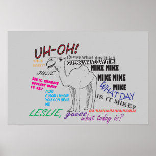 Funny Hump Day Poster