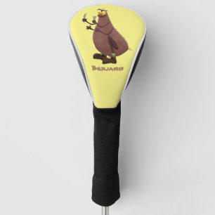 Funny hungry ugly flea cartoon golf head cover