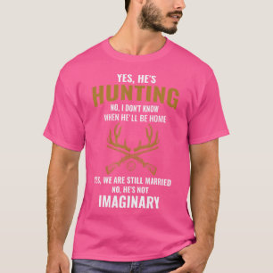 Funny Hunter Hunting Husband Wife Apparel Christma T-Shirt