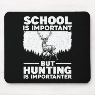 Funny Hunting Art For Boys Men Deer Hunter Wildlif Mouse Pad