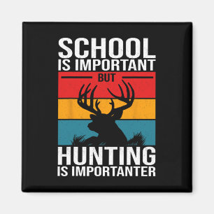 Funny Hunting Art For Men Boys Kids Hunter Deer Cl Magnet