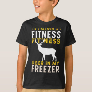 Funny Hunting Deer I'm Into Fitness Deer Hunter Hu T-Shirt