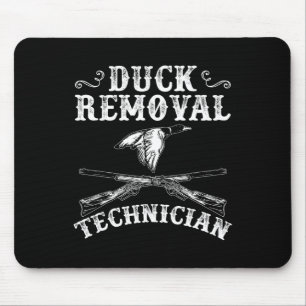 Funny Hunting Lover Graphic For Women And Men Duck Mouse Pad