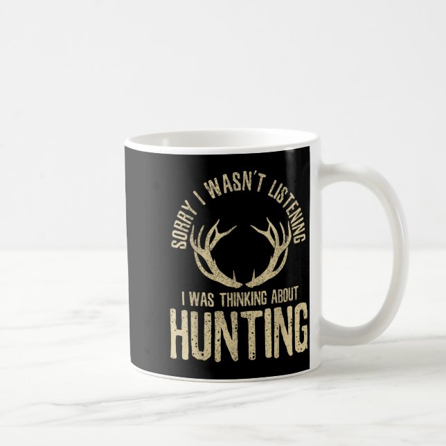 Funny Hunting Quote Saying Deer Venison Elk Hunter Coffee Mug (Right)