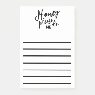 Funny Husband Honey Do List  Post-it Notes