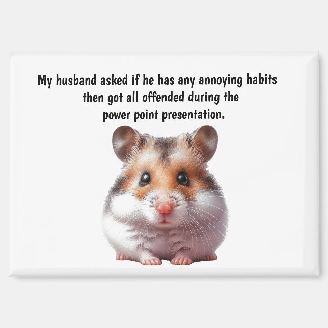 Funny Husband Humor Magnet (Front)