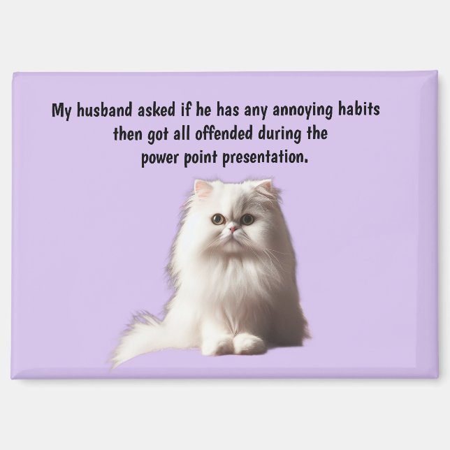Funny Husband Humor Magnet (Front)
