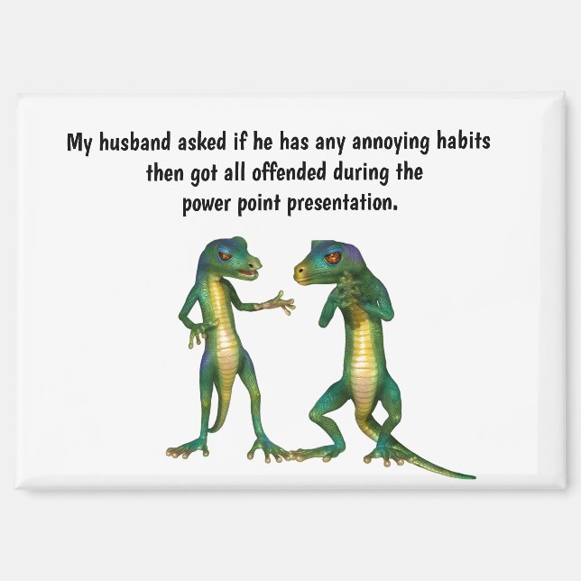 Funny Husband Humor Magnet (Front)