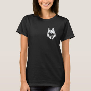 Funny Husky Dog Profile T-Shirt