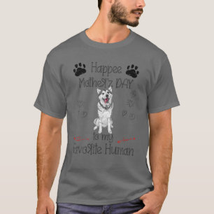 Funny Husky Happy Mother's Day To My Favourite Hum T-Shirt