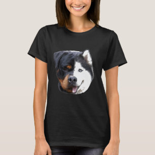 Funny Husky Rottweiler For Men Women Gift T-Shirt