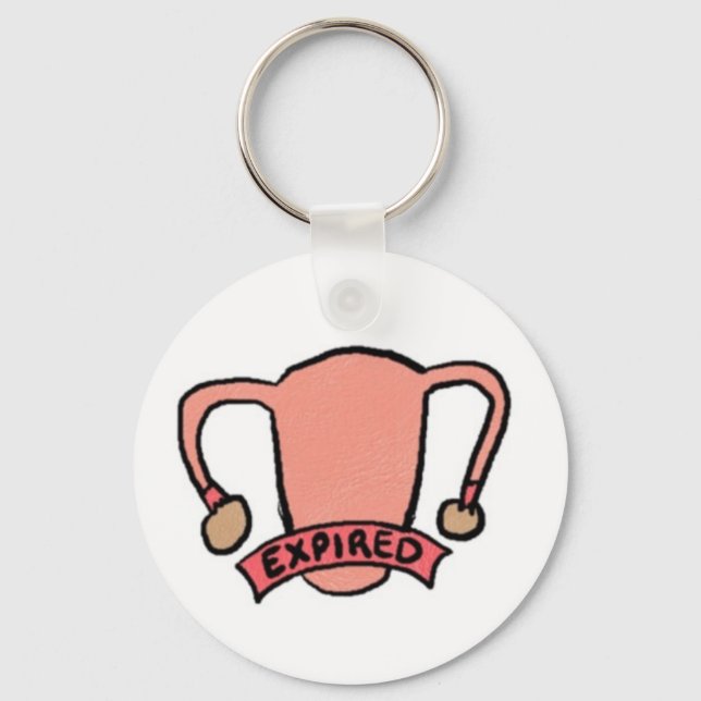 Funny Hysterectomy Removal Key Ring (Front)