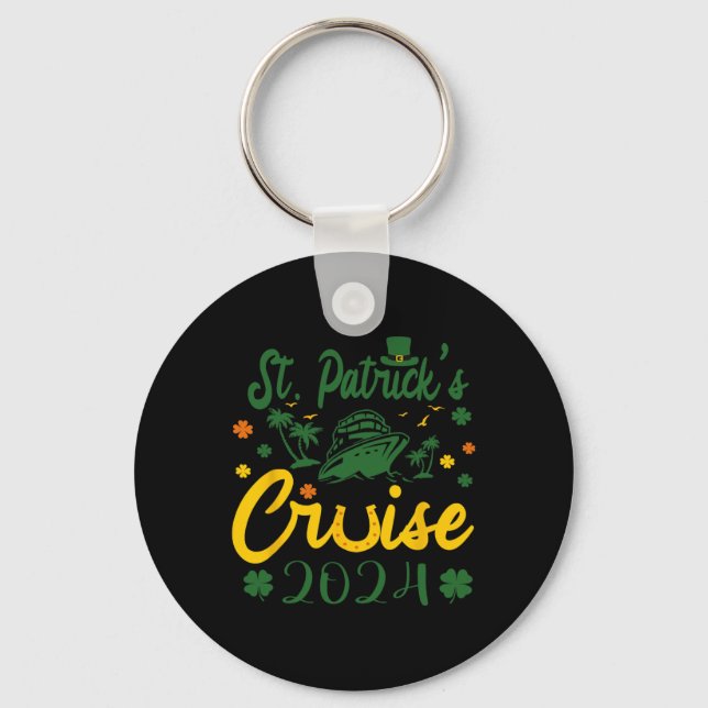 Funny I Always Carry A Little Pot With Me St Patri Key Ring (Front)