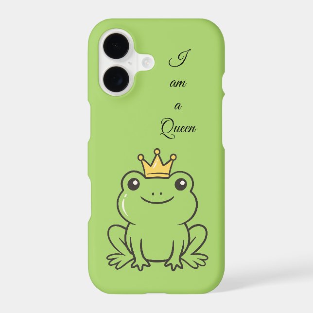Funny I Am Queen – Elegant funny  Phone Case (Back)