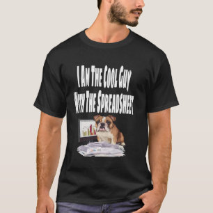 Funny I Am The Cool Guy With The Spreadsheet Lover T-Shirt