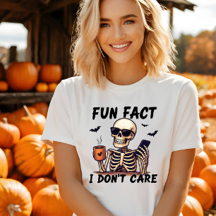 Funny I Don't Care Halloween Tshirt