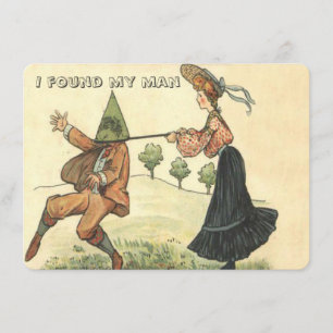 Funny I found my man Invitation