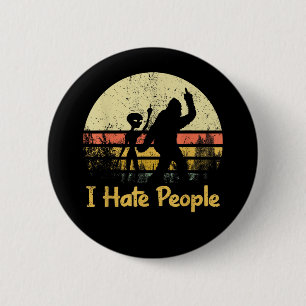 funny i hate people womens tshirts 6 cm round badge